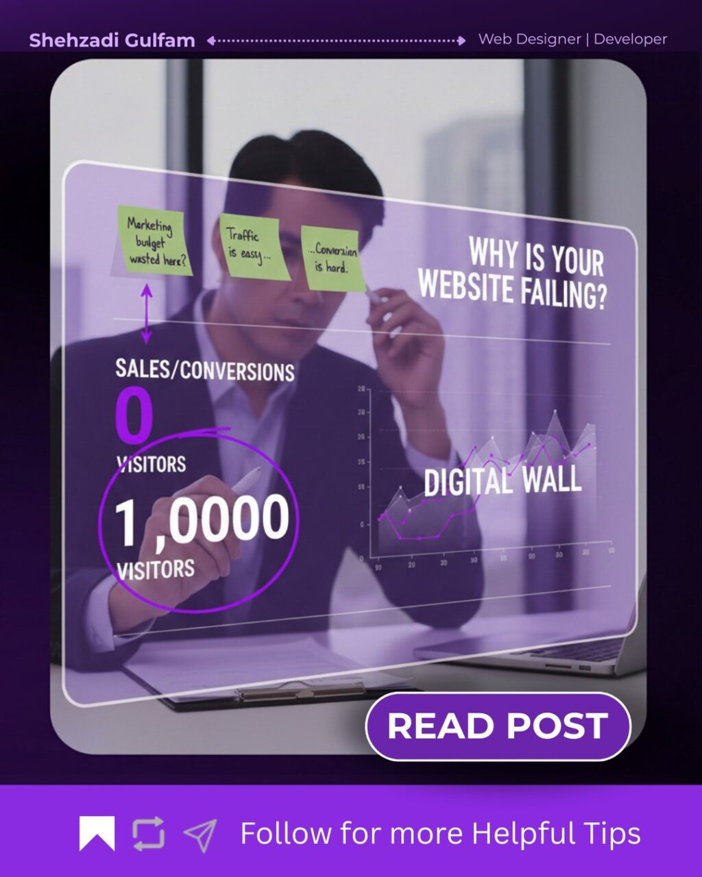 Instagram post from shehzadiwebs. This post is in position 2.